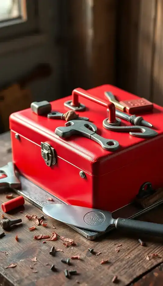 DIY Toolbox Cake with Chocolate Tools