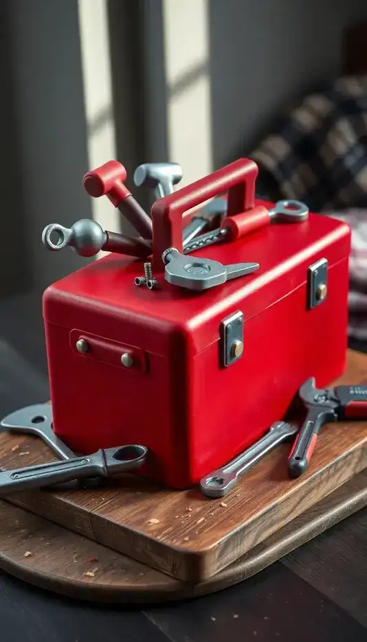 How to Bake and Decorate Your Own Toolbox Cake