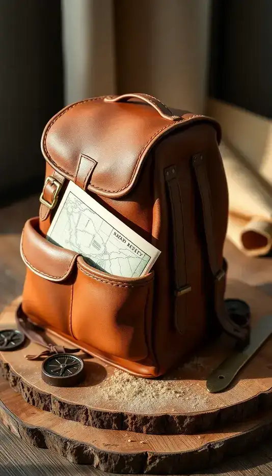 Explorer's Classic Backpack Cake