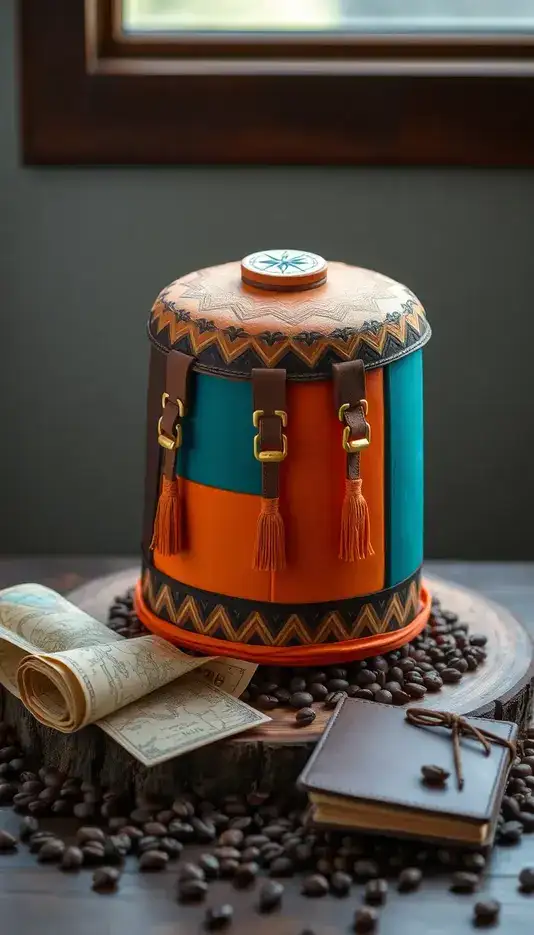 Vibrant Arhuaca Mochila Inspired Cake