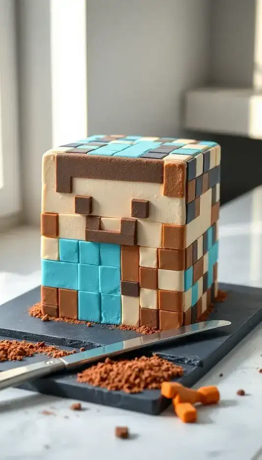 Minimalist Gold Leaf Geometric Design