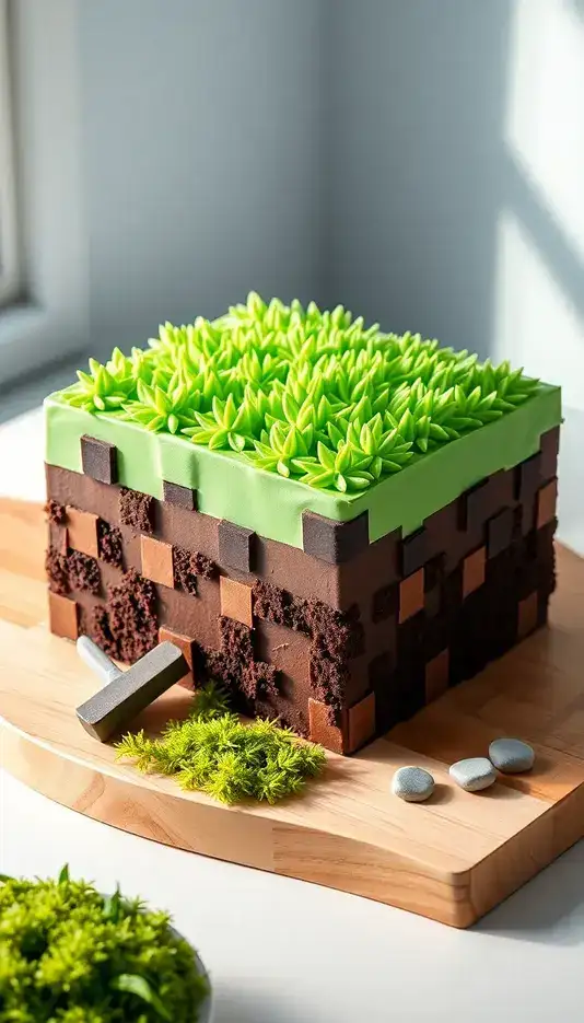 Emerald Green With Gold Hexagonal Tiles