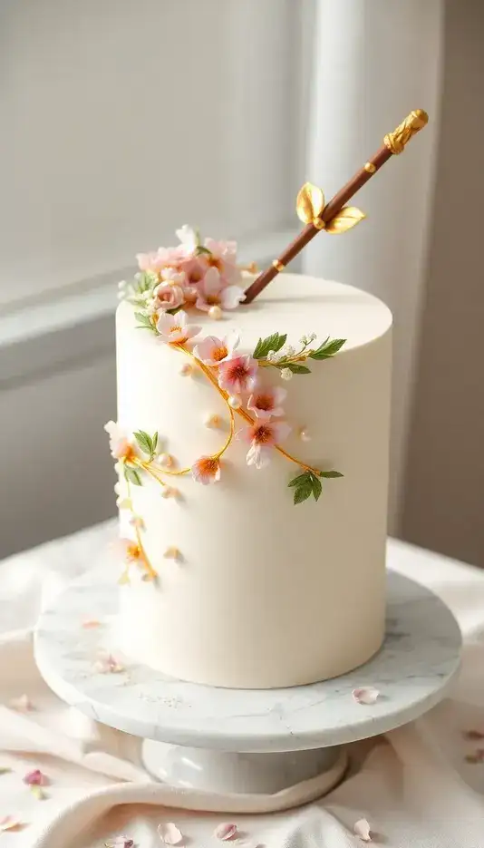 Rustic Textured Buttercream Heart