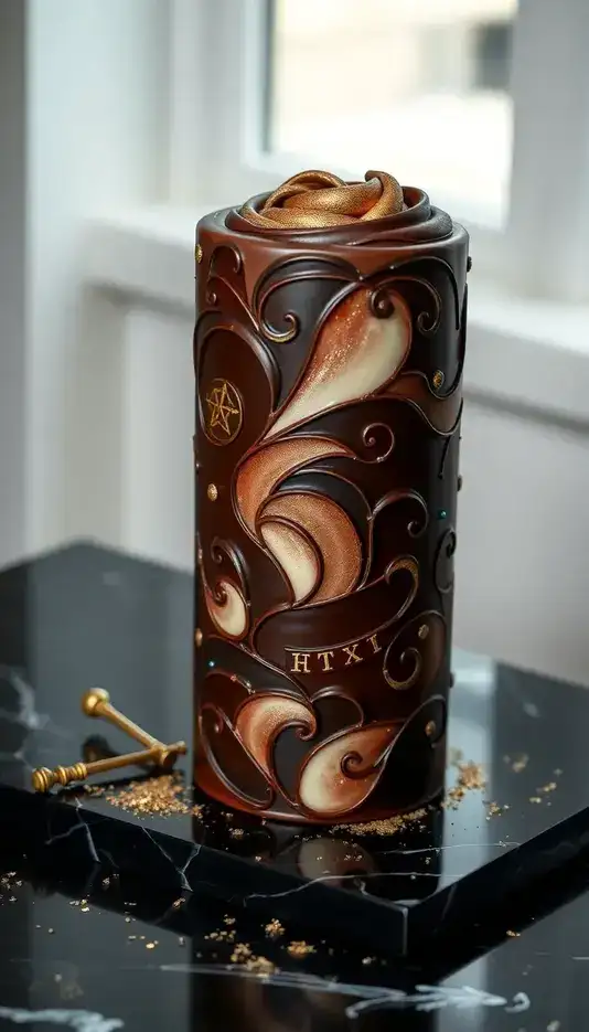 Metallic Accented Anniversary Cake