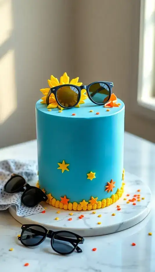 Fairy Tale Violet Bloom Cake