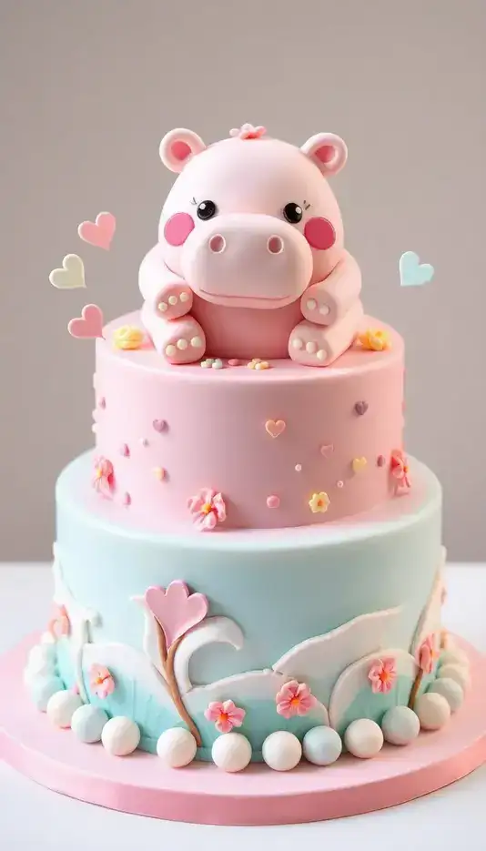 Watercolor Brushstroke Cake