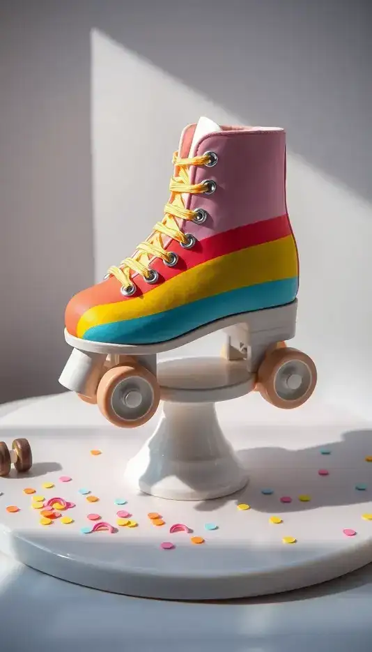 Dusty Rose With Soft Swirl Icing