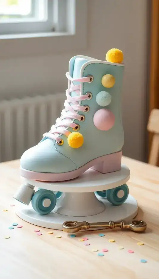 Cartoon Skate Character Cake