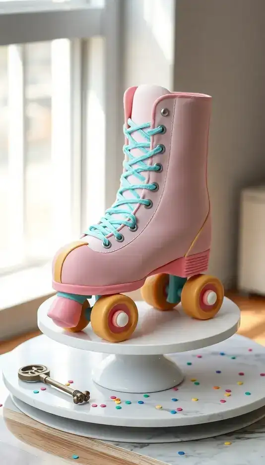 Wheels in Motion Cake Design