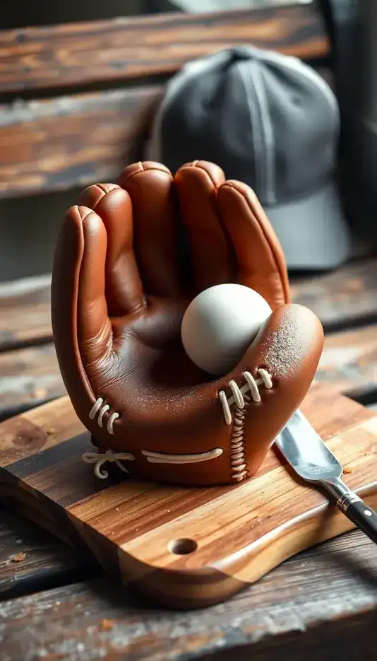 How to Make a Stunning Baseball Glove Cake