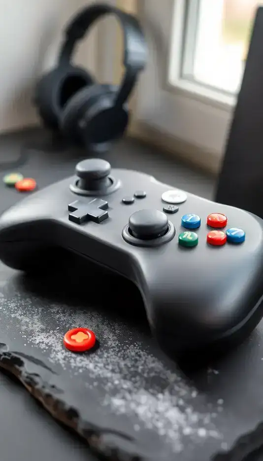 Joystick Shaped Cake Inspiration