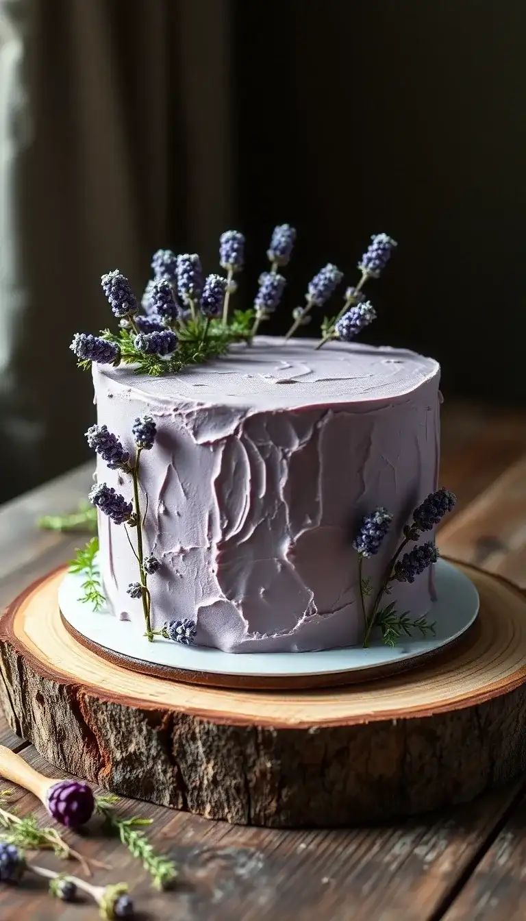 Rustic Lavender Meadow