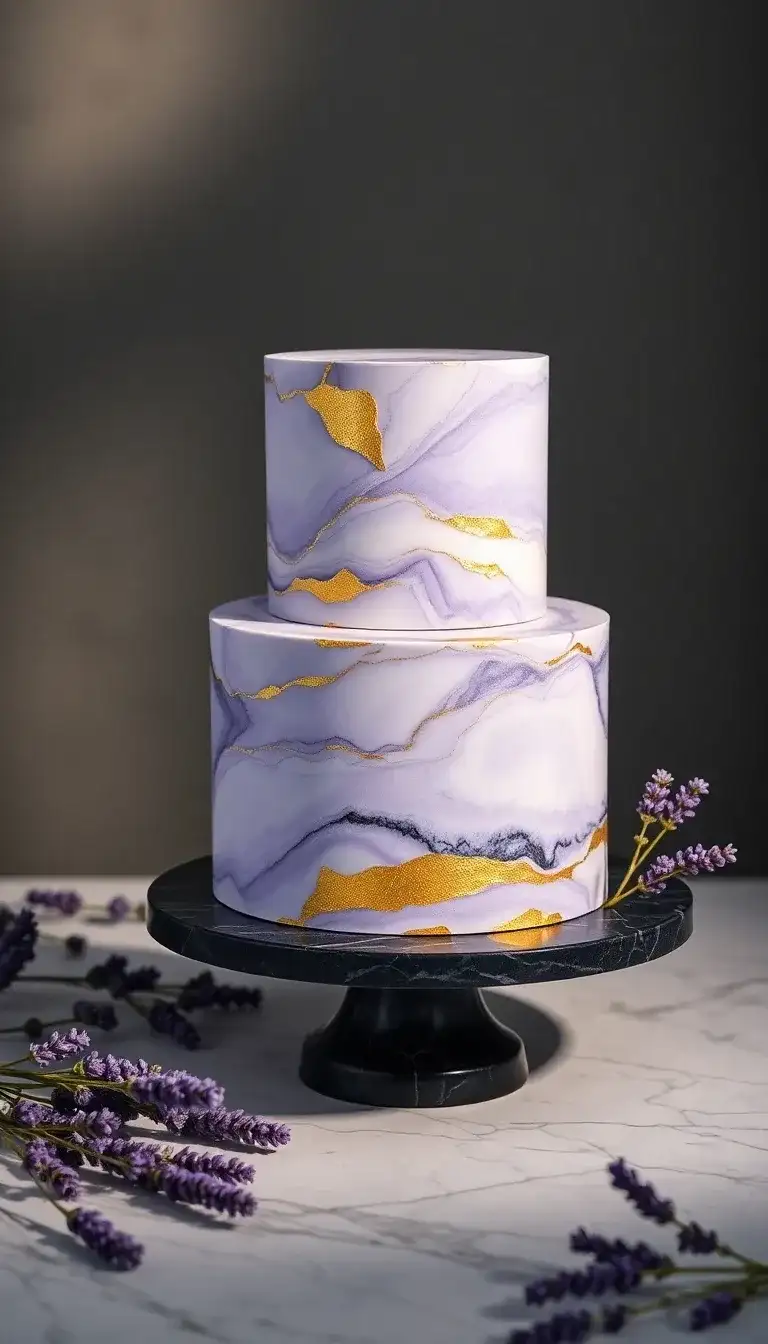 Lavender Marble Luxe