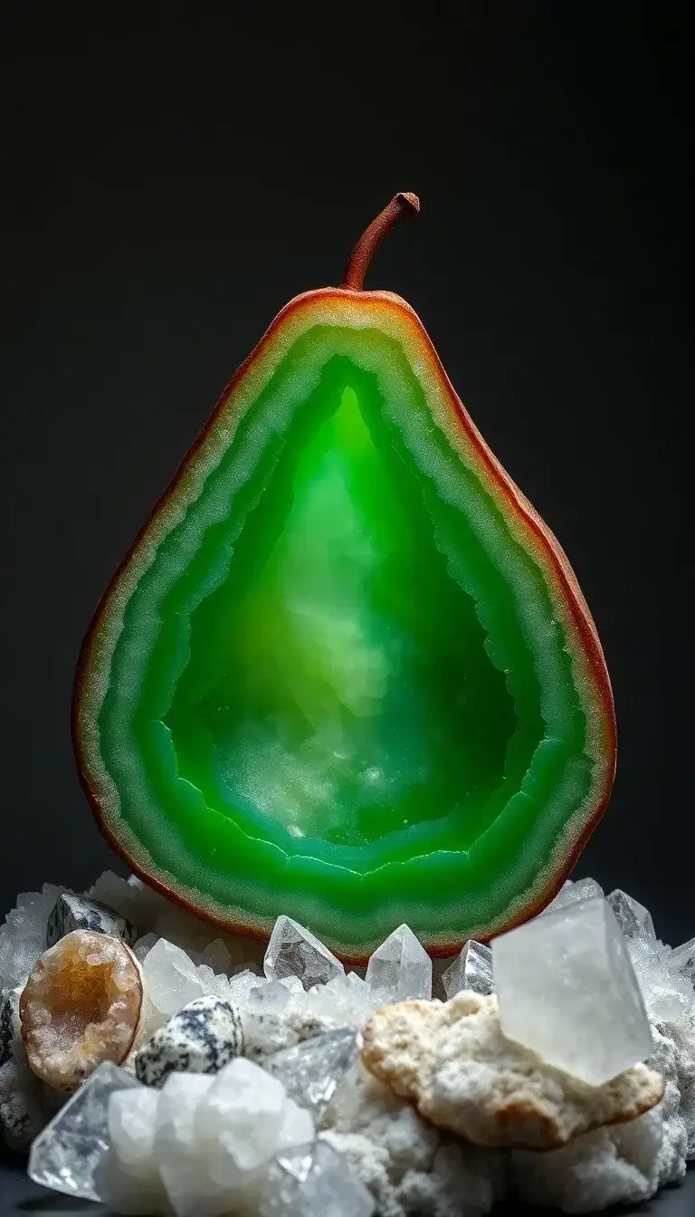 Crystal Pear Geode