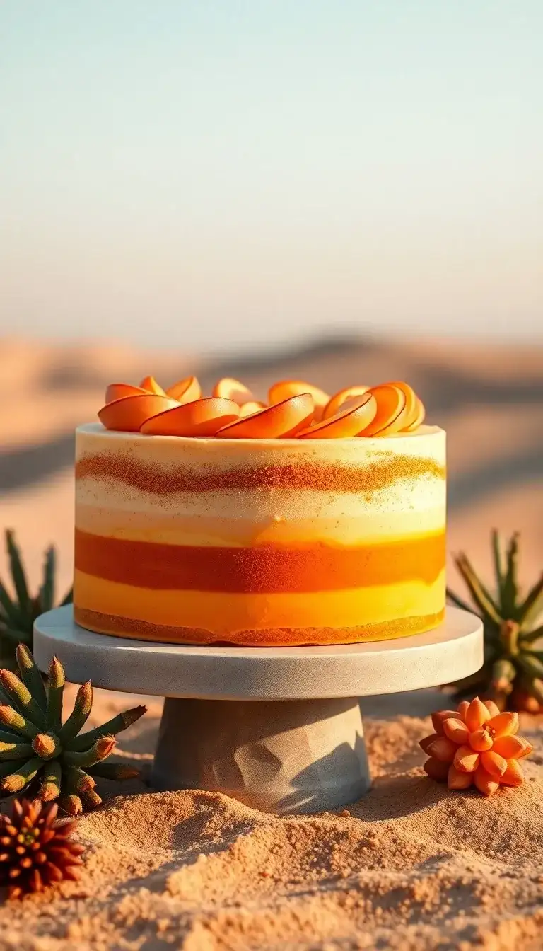 Desert Peach Sunset