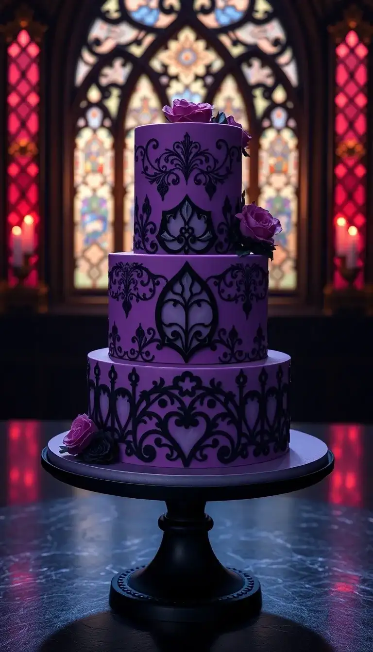 Lavender Stained Glass