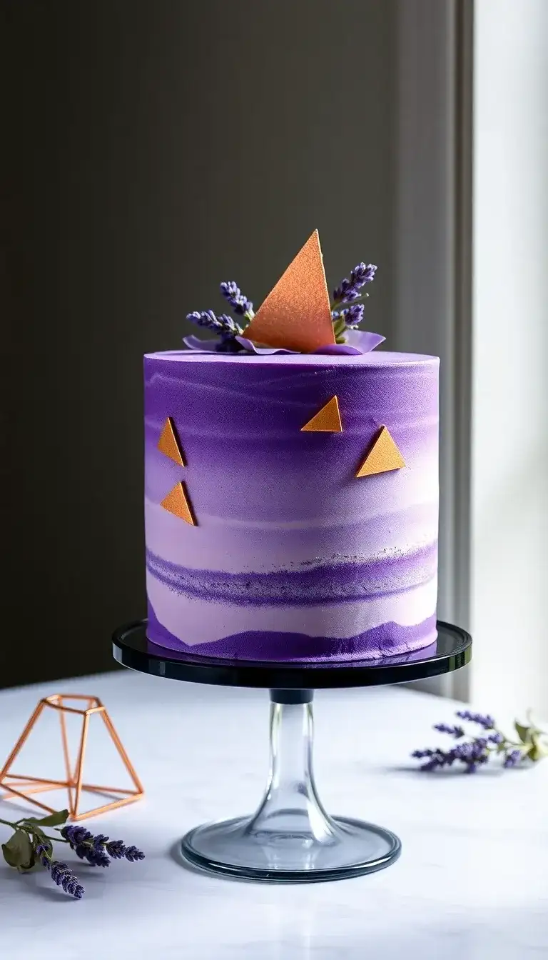 Modern Lavender Geometry