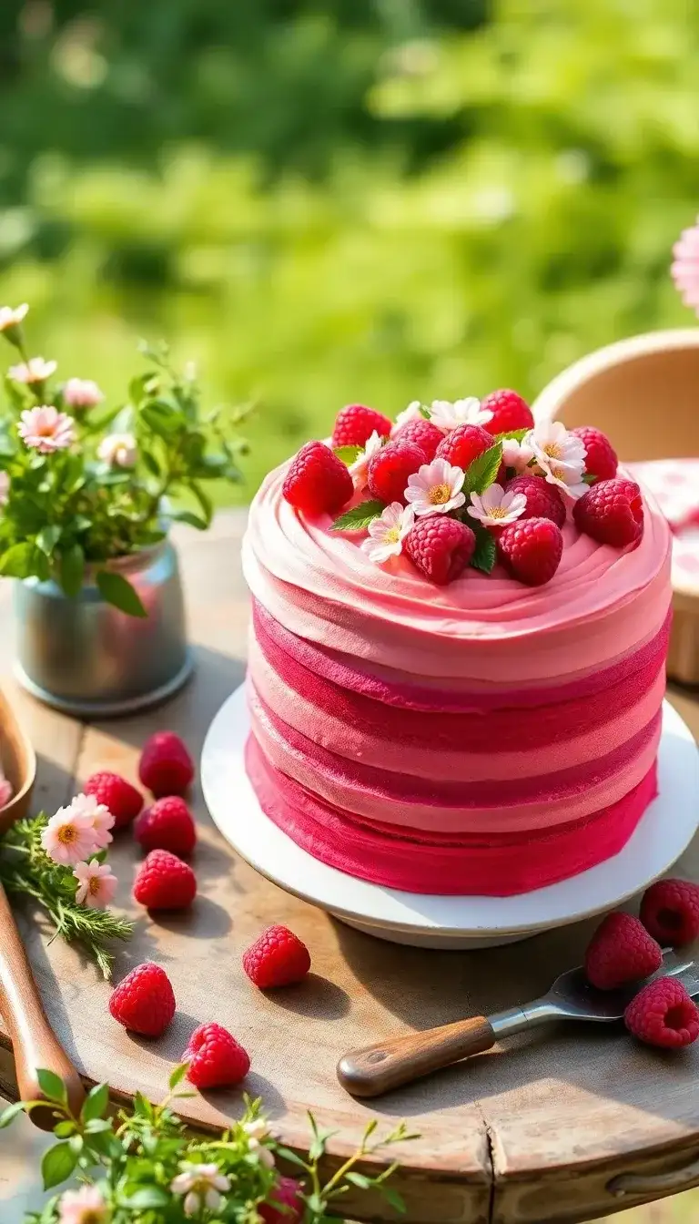 Summer Raspberry Garden