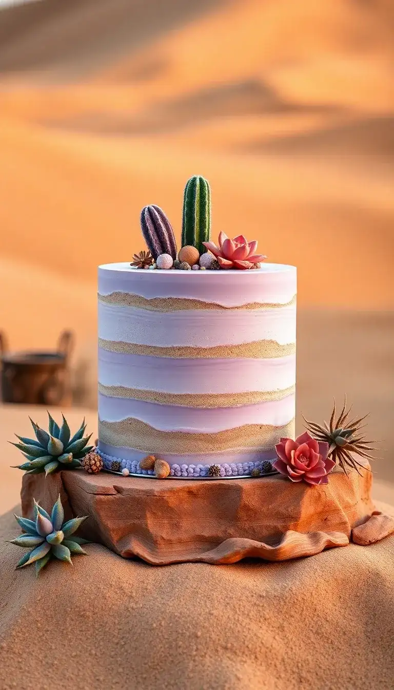 Desert Lavender Sunset