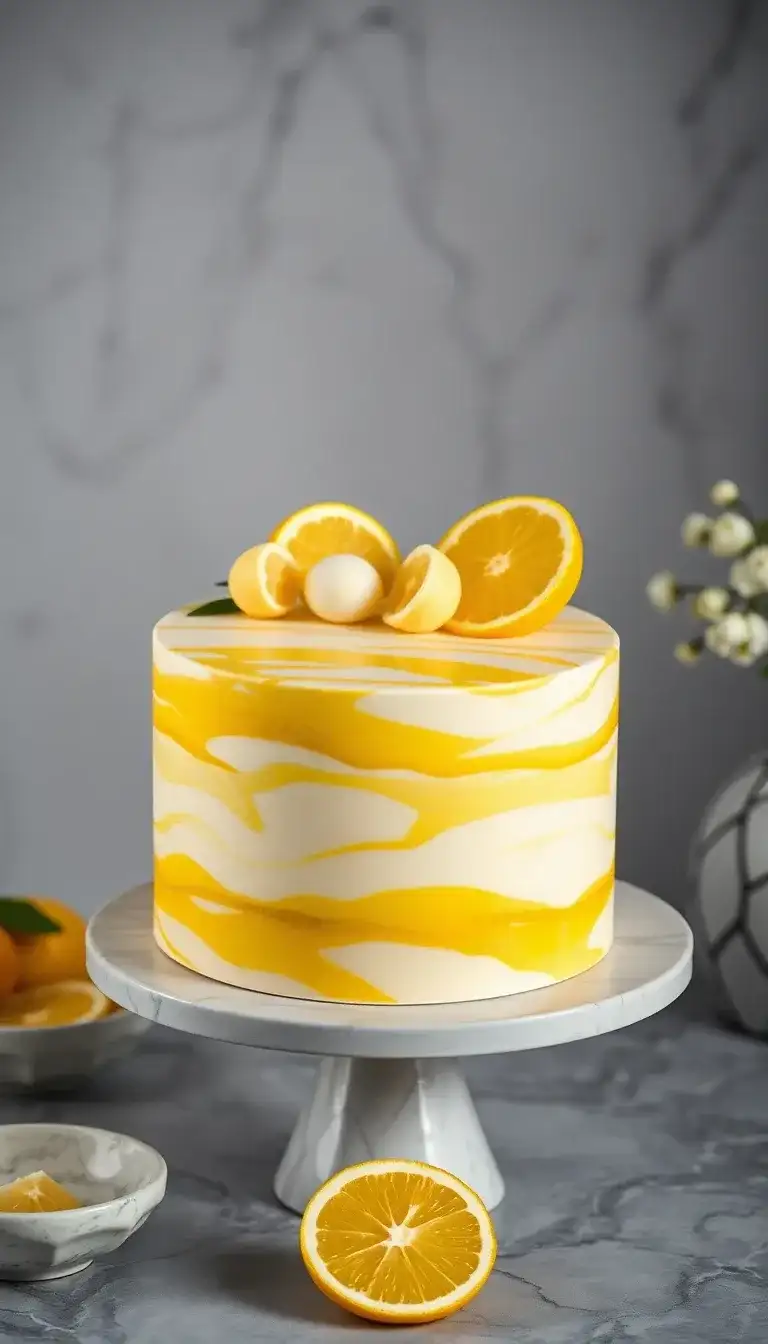 Modern Citrus Marble