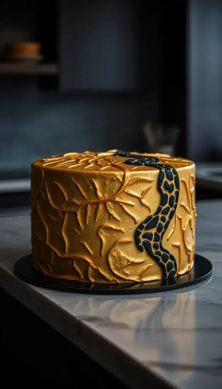 Killmonger's Battle Suit Cake