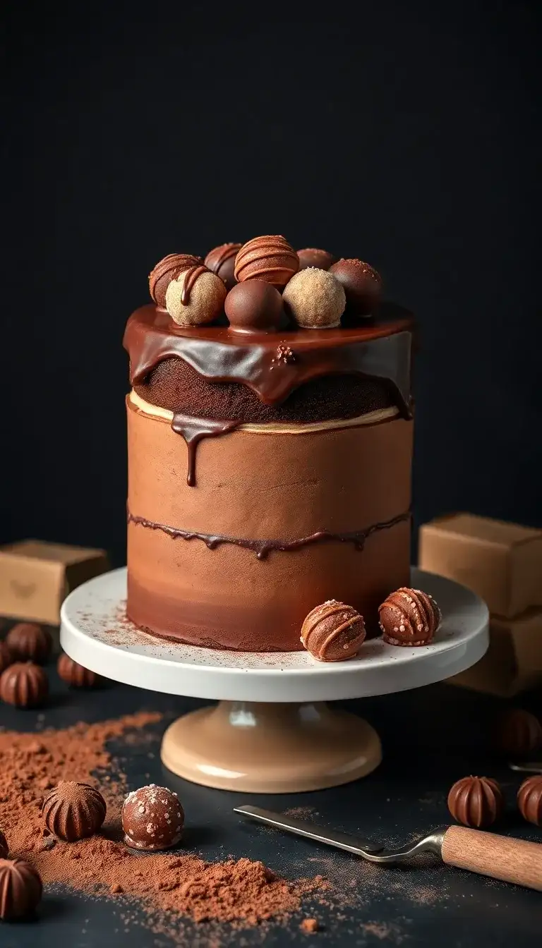 Chocolate Truffle Tower