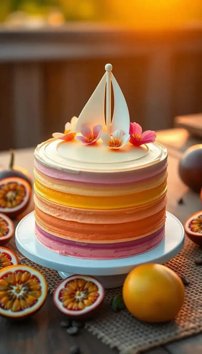 Tropical Sunset Ombre