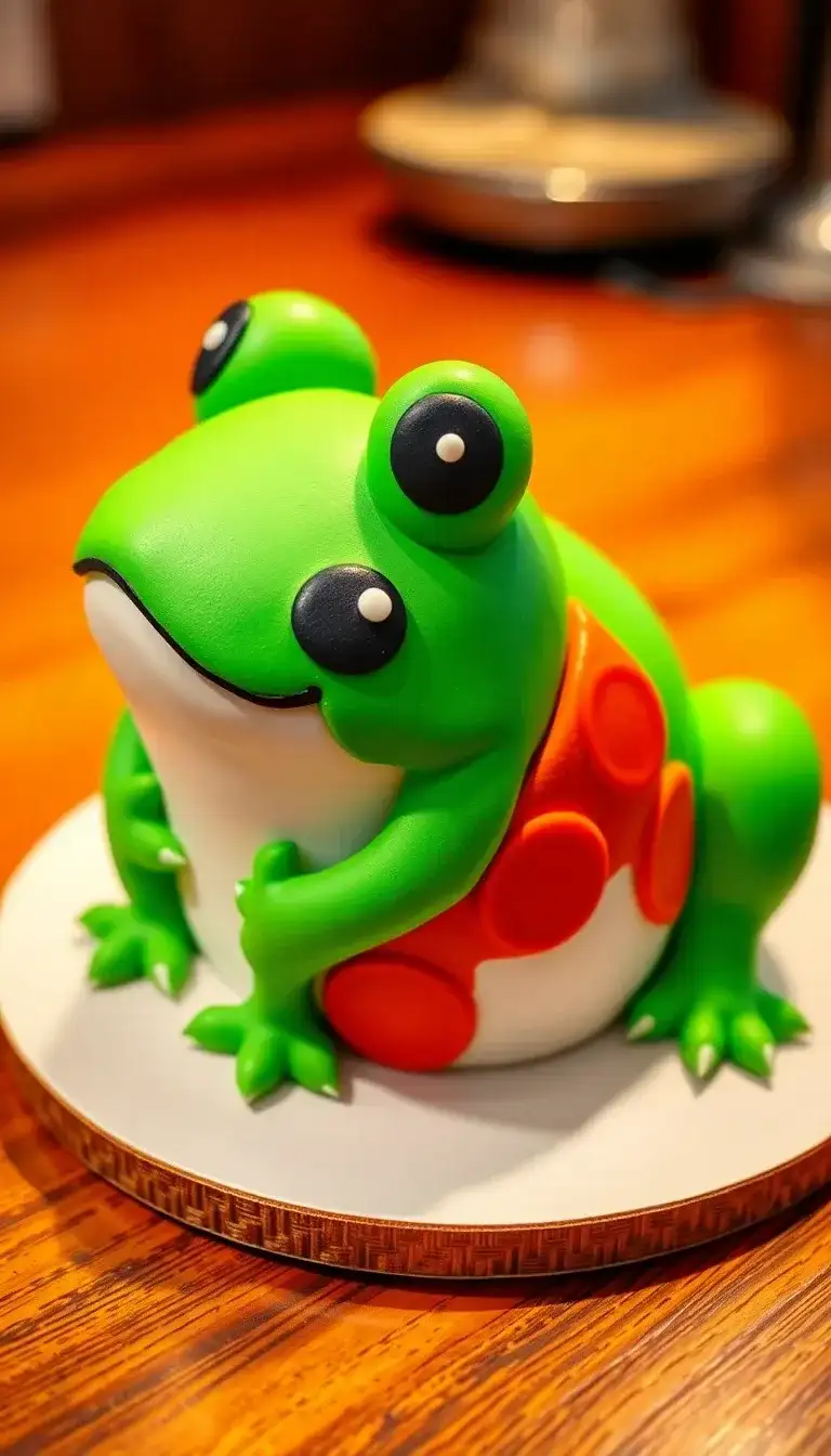 Naruto's Frog Wallet Cake