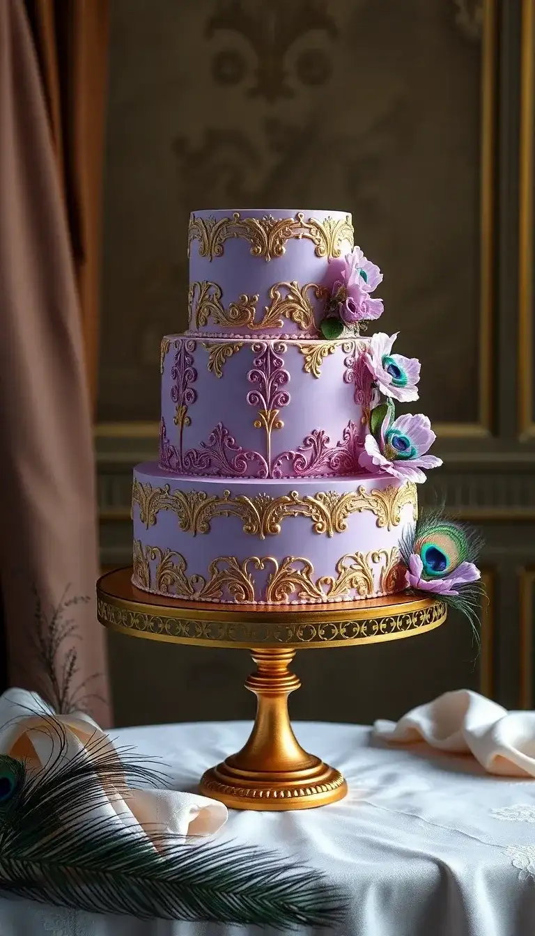 Lavender Art Nouveau