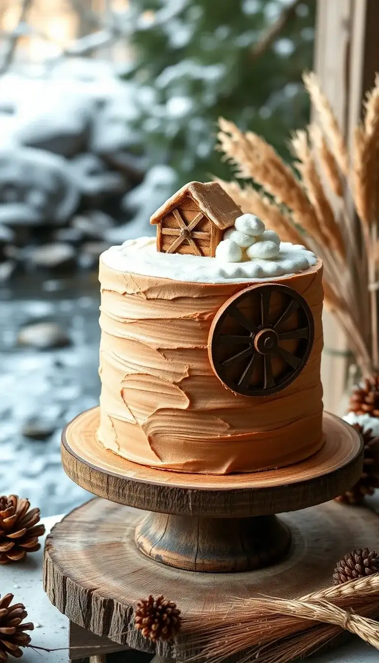 Rustic Gingerbread Mill
