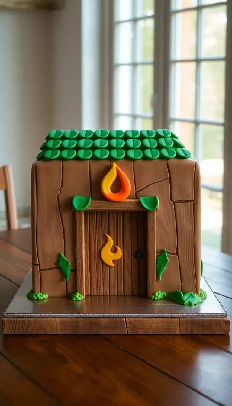 Hidden Leaf Village Gate Cake