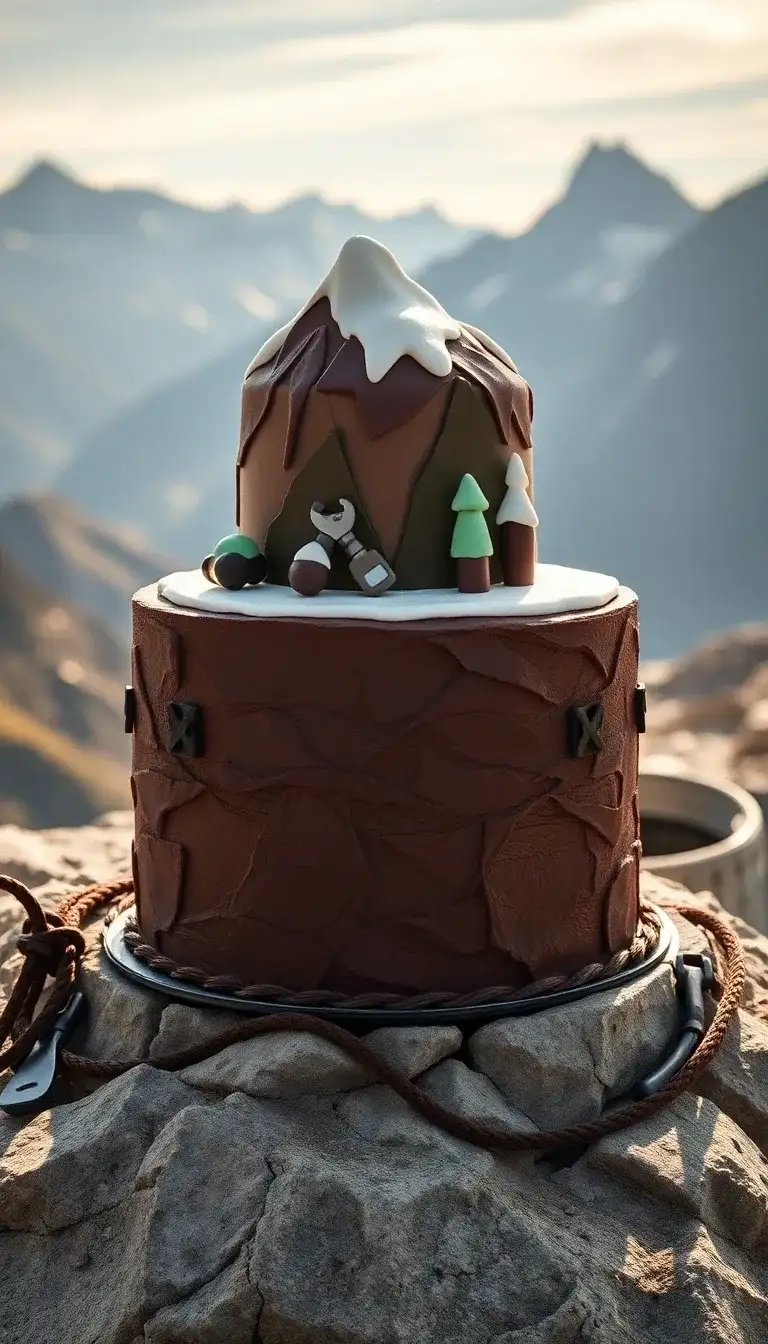 Mountain Climber Dad