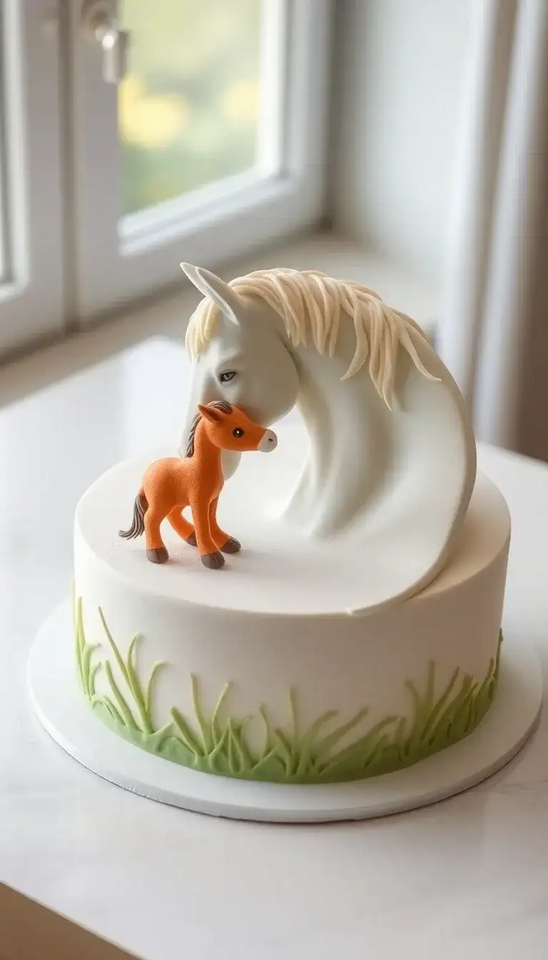 Horse and Foal Moment