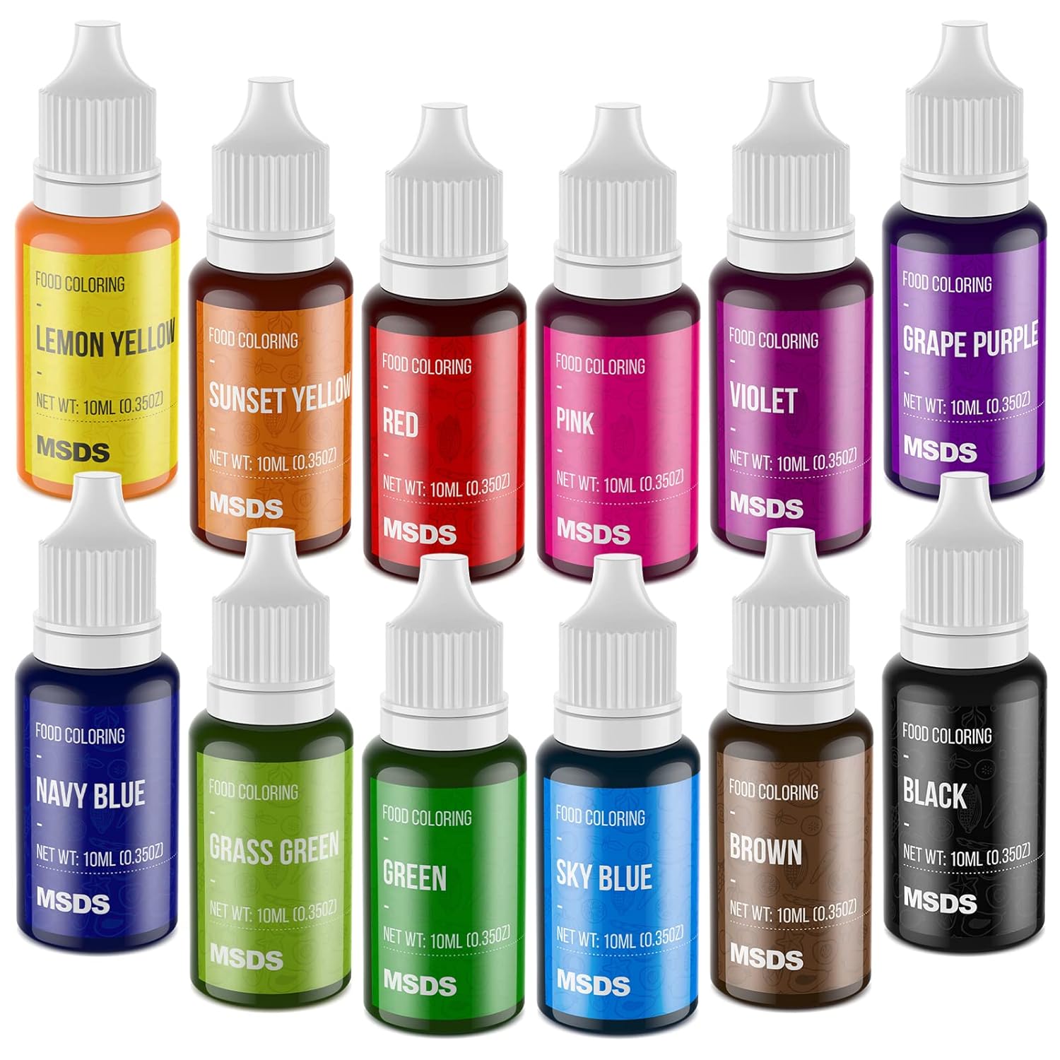 Food Coloring Gel Set